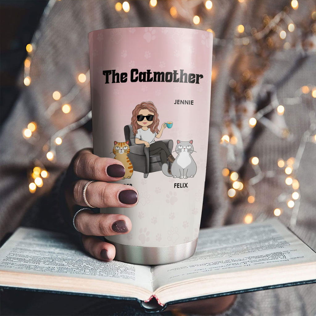 Custom Christmas Birthday Gifts For Dog Mom, Dog Lovers • The Lovely Catmother - Personalized Tumbler