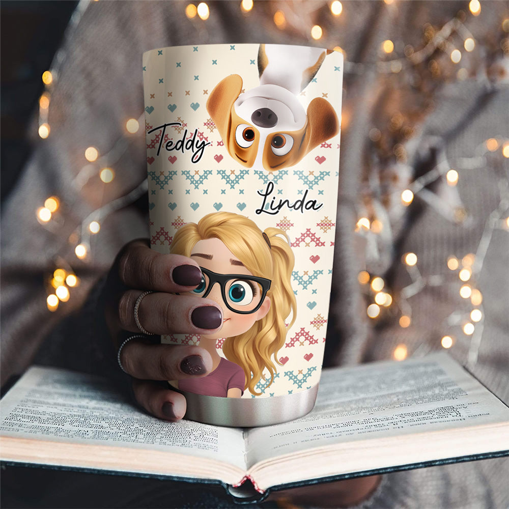 Custom Christmas Birthday Gifts For Dog Mom, Dog Lovers • This Cozy Season - Personalized Tumbler