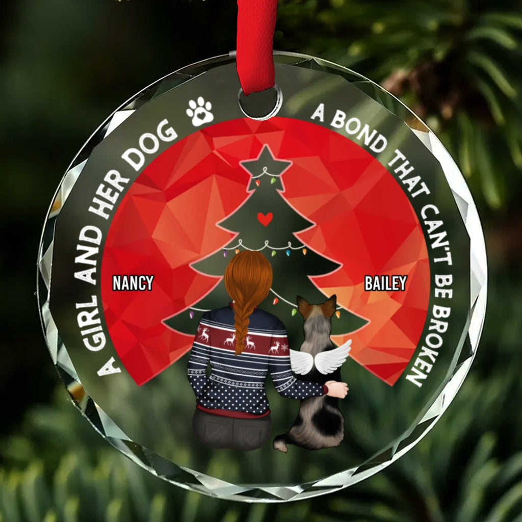 You Are Always In My Heart - Personalized Glass Ornament