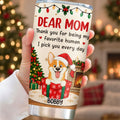 Custom Christmas Birthday Gifts For Dog Lovers • My Forever Human - Personalized Tumbler