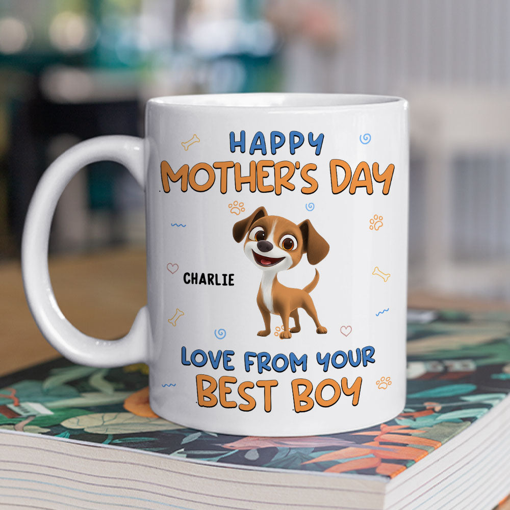 Custom Mother's Father's day Birthday Gifts For Dog Lovers • From Your Baby - Personalized Coffee Mug