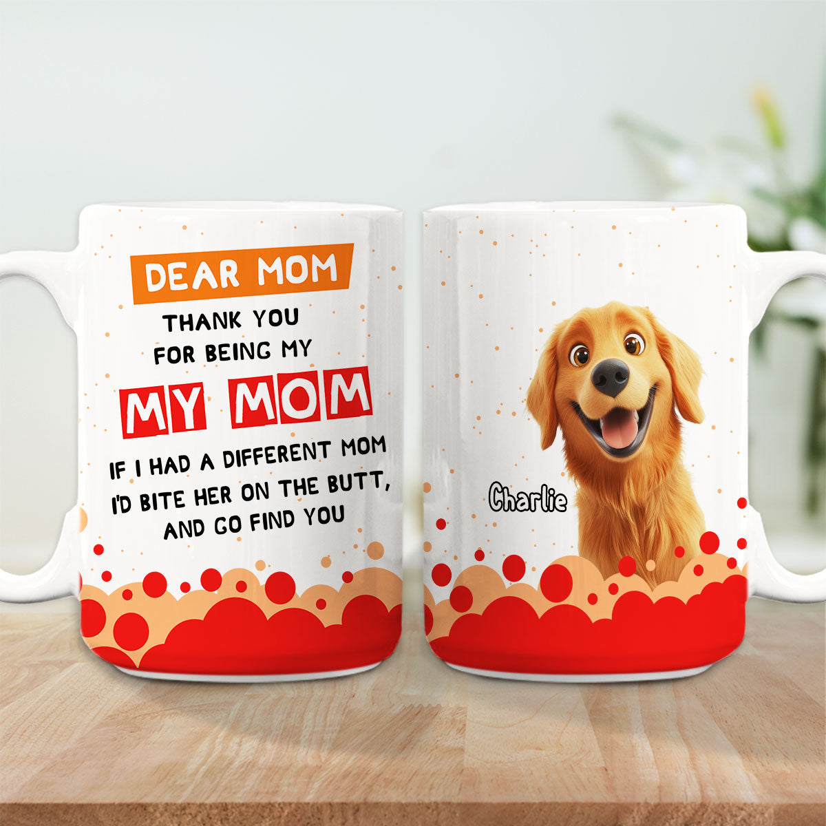 Custom Mother's day Birthday Gifts For Dog Mom, Dog Lovers • I Wil Go Find You Anywhere Mom - Personalized Coffee Mug