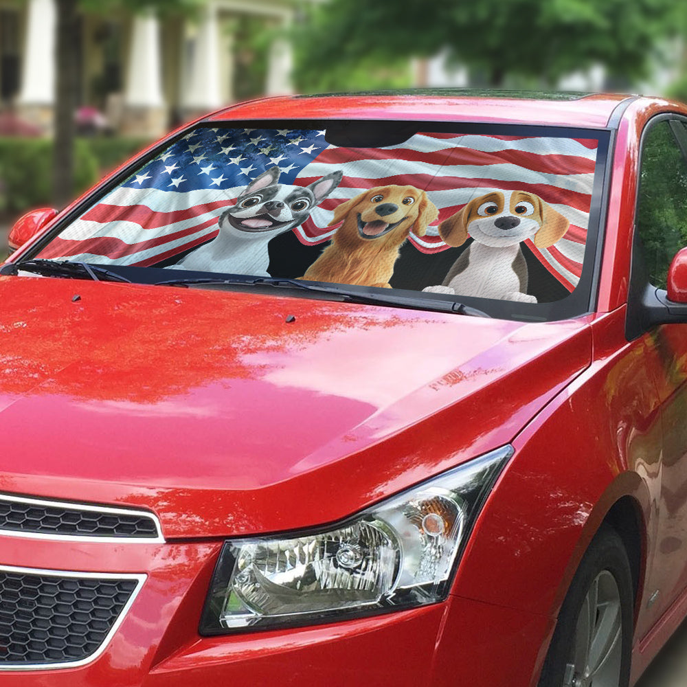 Go Outside And Enjoy - Personalized Car Sunshade