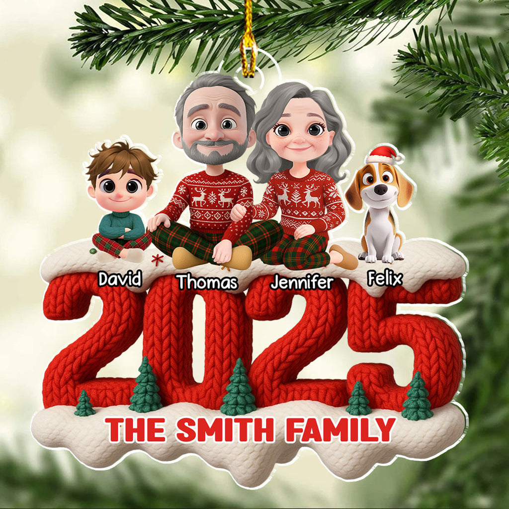 Custom Christmas Decor Home Birthday Gifts For Dog Lovers • Holiday Gatherings - Personalized Acrylic Ornament