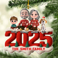 Custom Christmas Decor Home Birthday Gifts For Dog Lovers • Holiday Gatherings - Personalized Acrylic Ornament