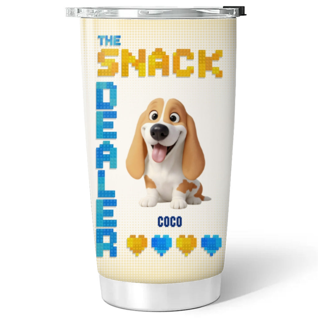 Custom Christmas Birthday Gifts For Cat Lovers • Never Enough Snack - Personalized Tumbler