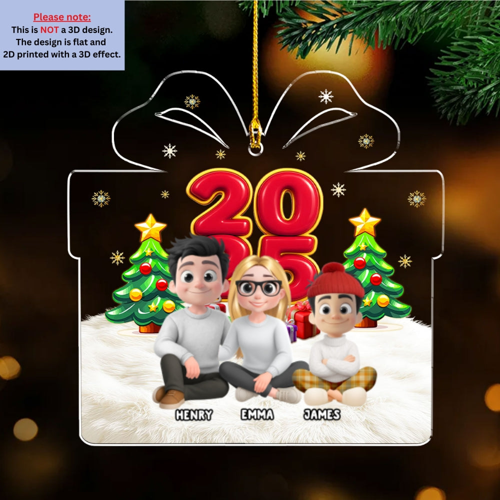 You Me And Our Kids - Personalized Acrylic Ornament