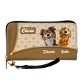 Proud Mom - Personalized Leather Wallet