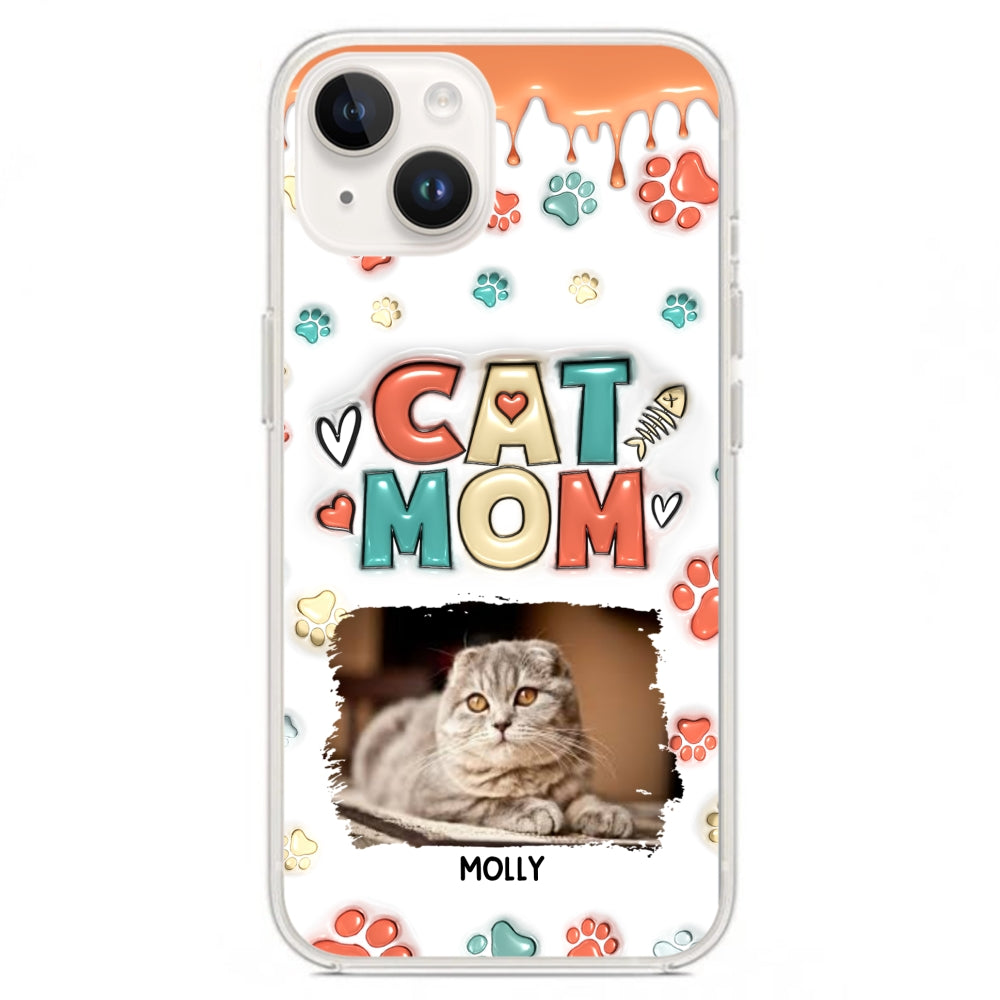 My Lovely Cat Photo - Personalized 3D Inflated Effect Phone Case