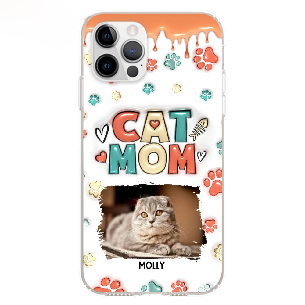 My Lovely Cat Photo - Personalized 3D Inflated Effect Phone Case