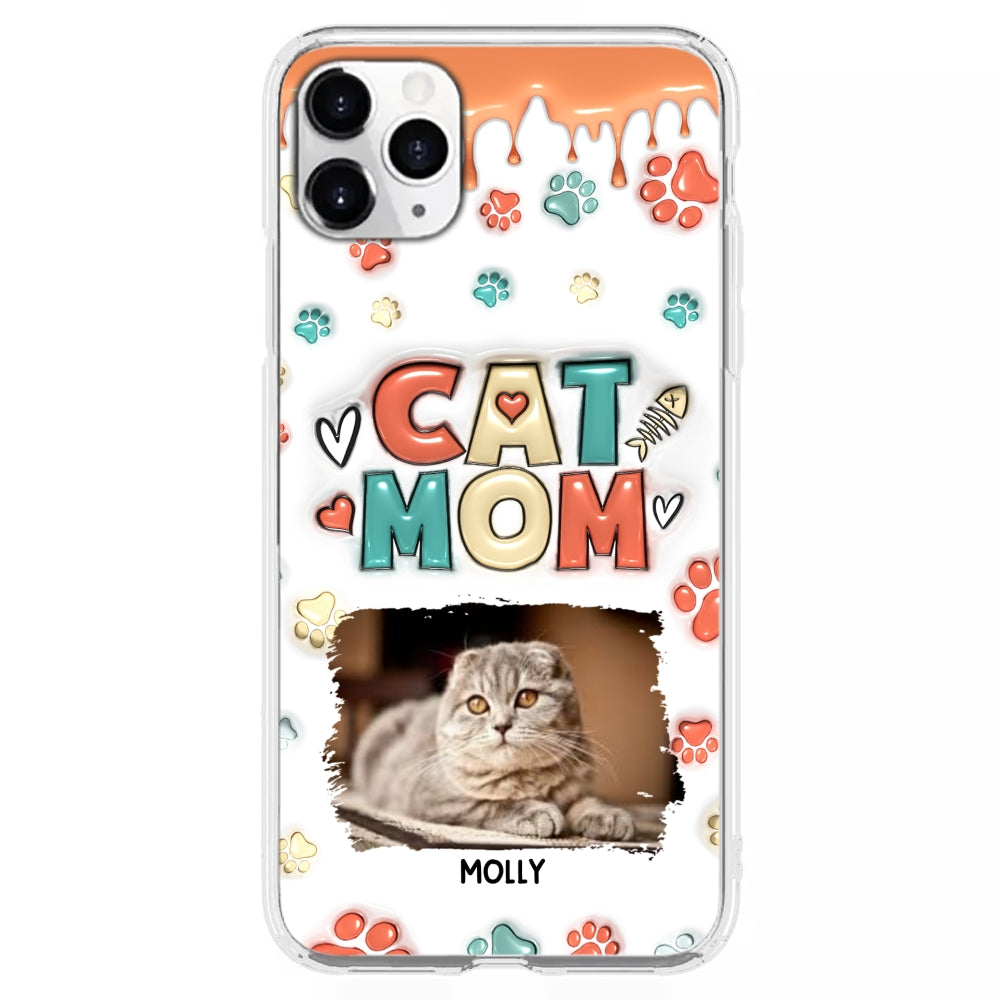 My Lovely Cat Photo - Personalized 3D Inflated Effect Phone Case
