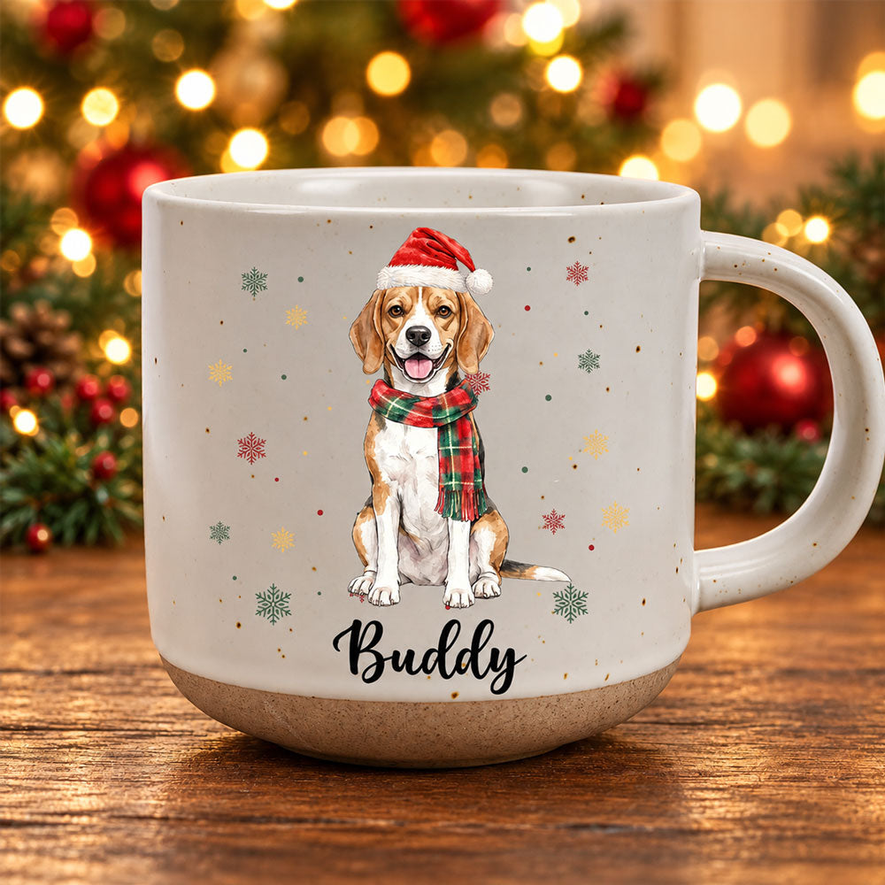 Merry Paws - Personalized Pottery Mug