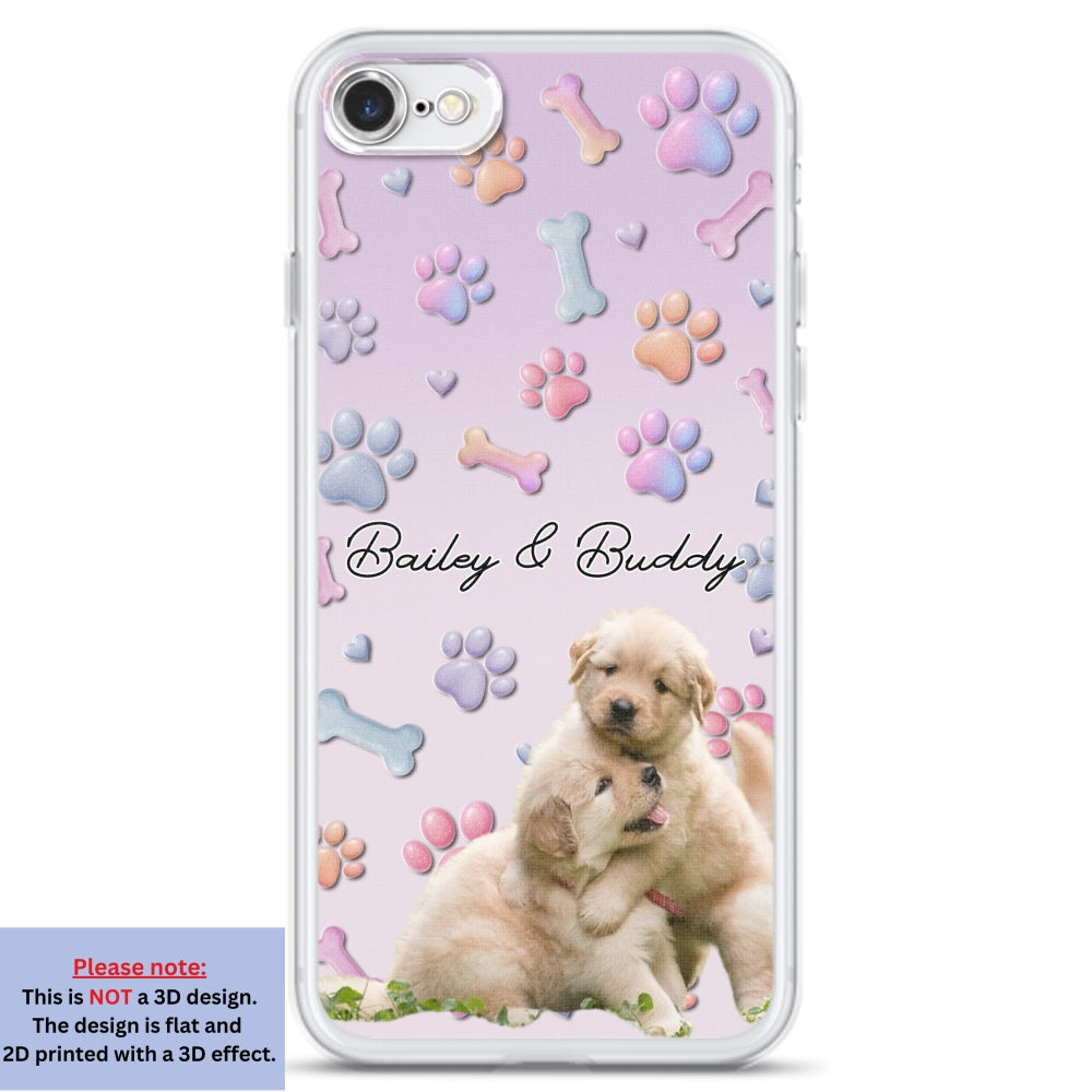 Lovely Dog Photo- Personalized 3D Effect Phone Case