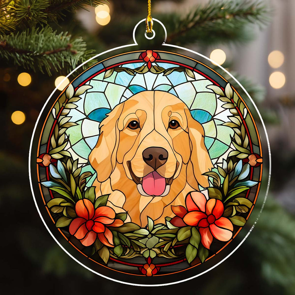 Lovely Dog - Personalized Acrylic Ornament