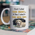 Custom Photo Christmas Birthday Gifts For Dog Lovers • Steal Your Heart Photo - Personalized Coffee Mug