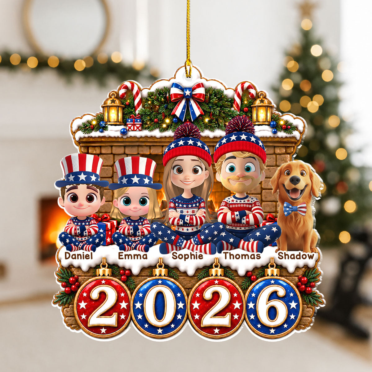 Celebrating 250 Years of Home - Personalized Acrylic Ornament