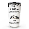 Custom Father's day Birthday Gifts For Dog Dad, Dog Lovers • I Own You For Sure - Personalized 3D Effect Tumbler