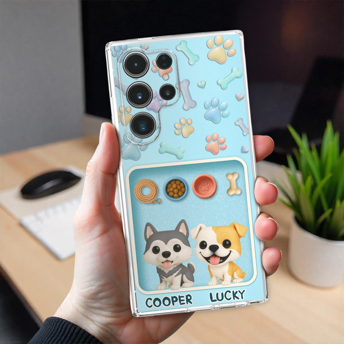 Figure Funny Dogs - Personalized 3D Effect Phone Case