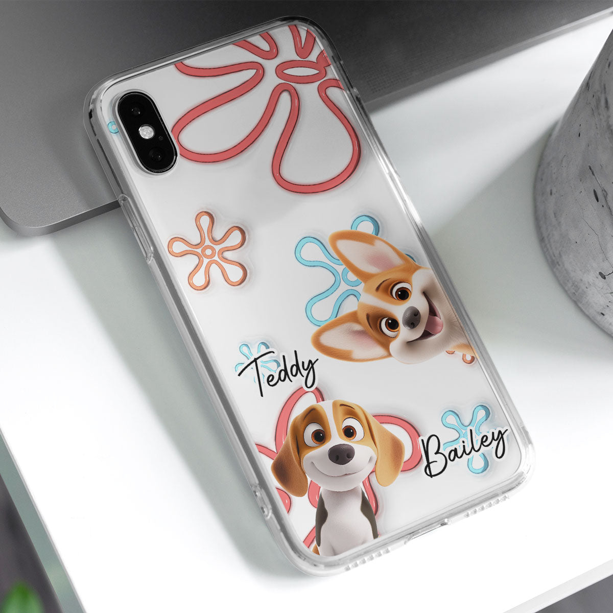 Sponge Dog - Personalized 3D Inflated Effect Phone Case