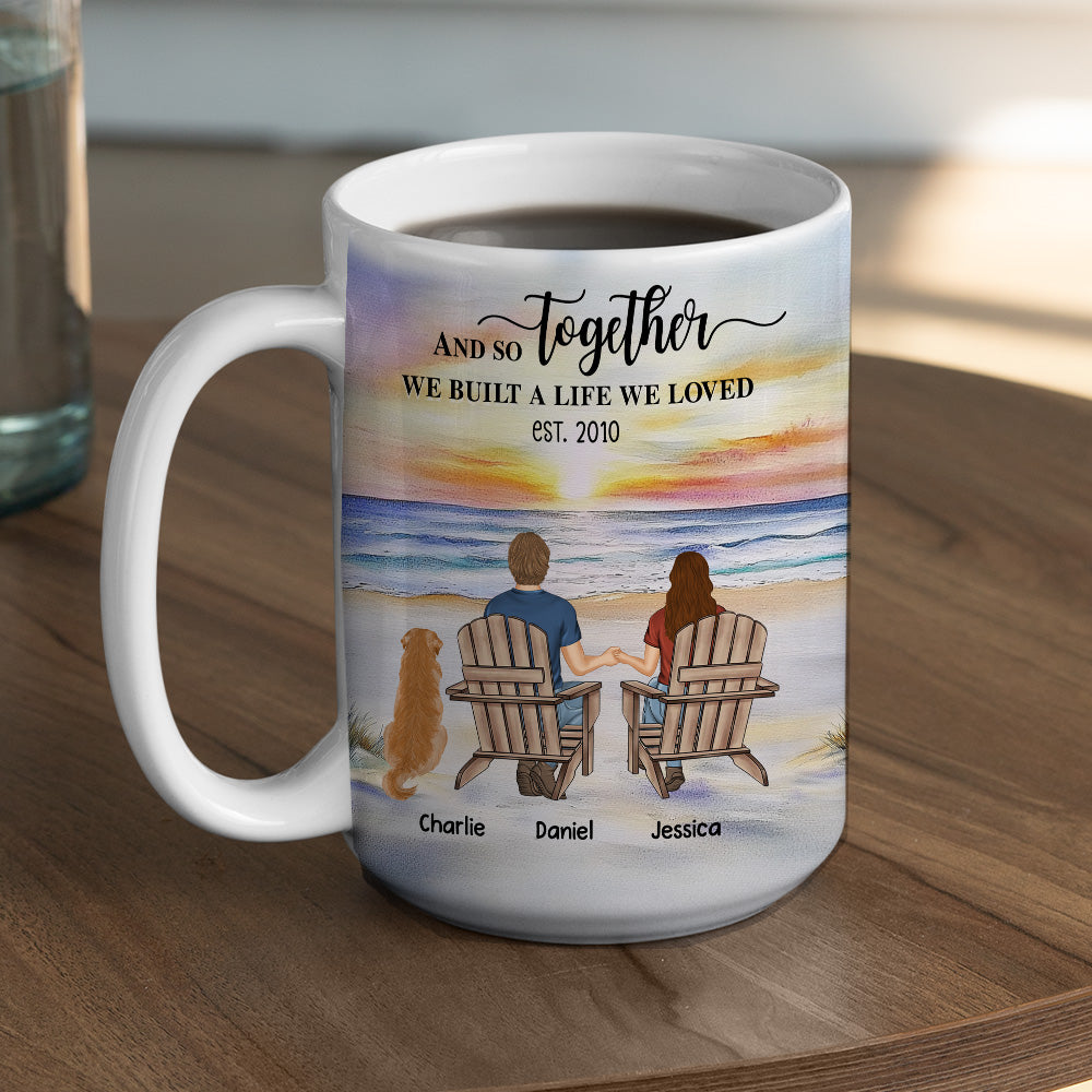 Custom Christmas Birthday Gifts For Dog Lovers • A Life We Want - Personalized Coffee Mug