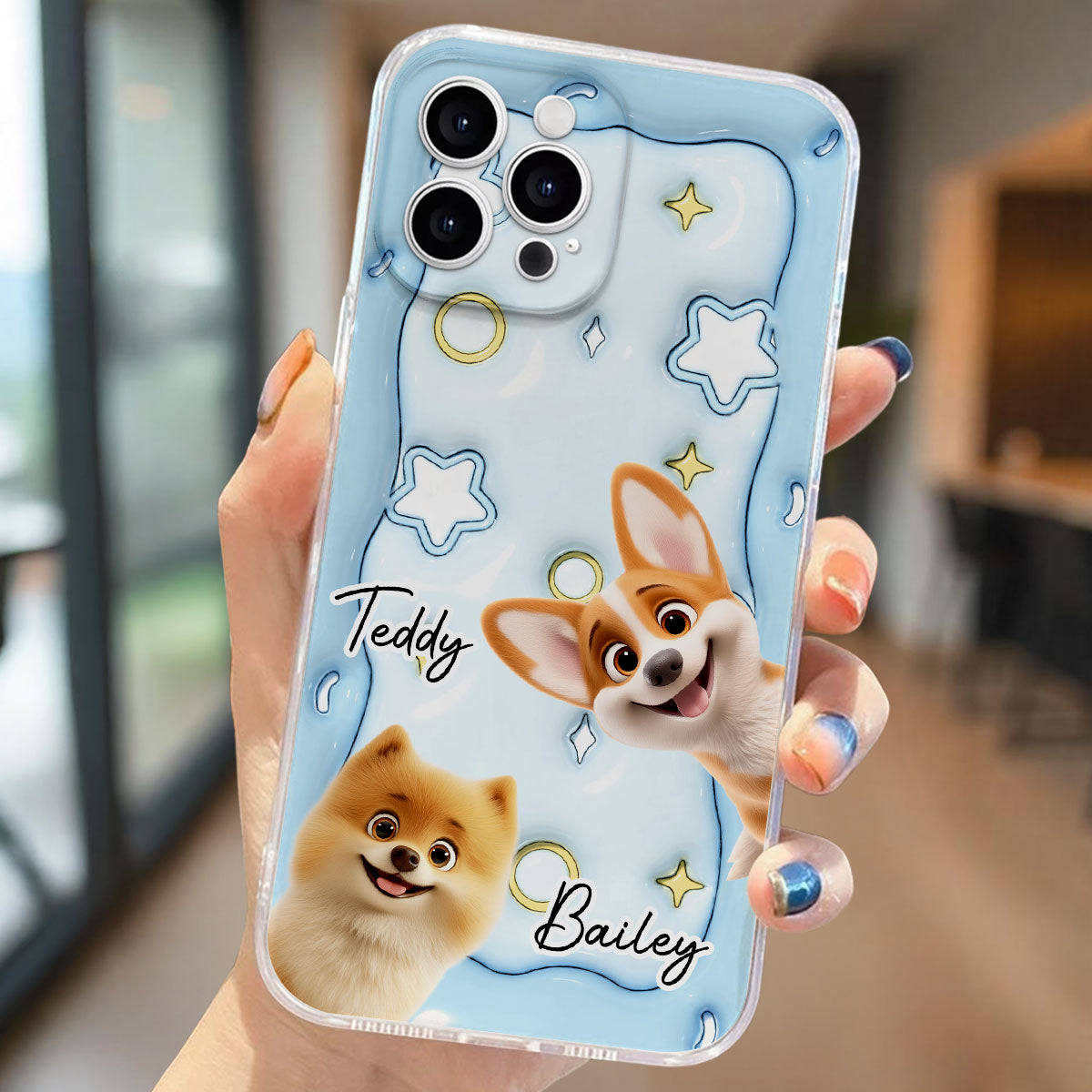 I Woof You - Personalized 3D Inflated Effect Phone Case