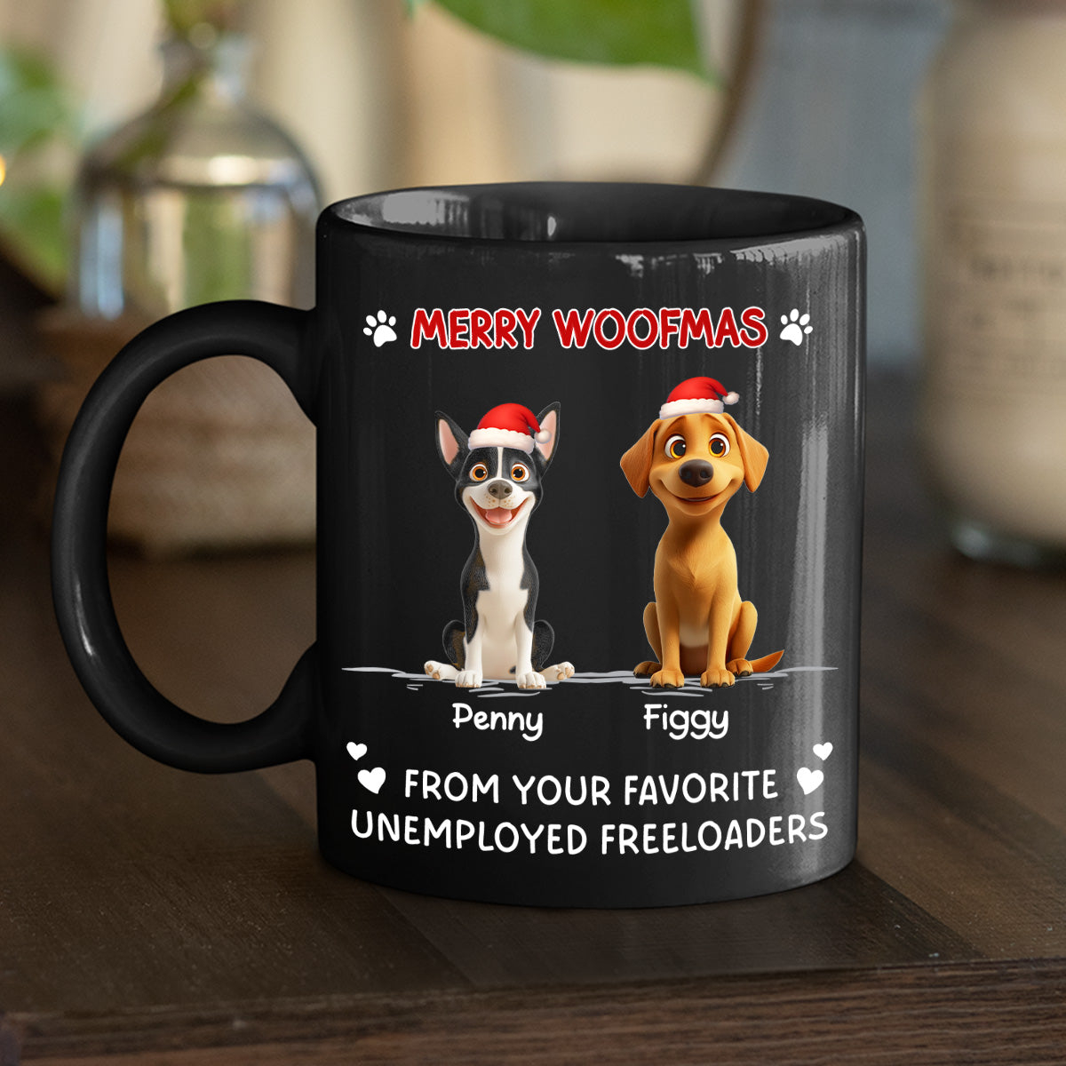 Custom Christmas Birthday Gifts For Dog Lovers • Your Lovely Son - Personalized Coffee Mug