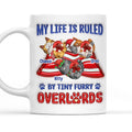 Custom Christmas Birthday Gifts For Cat Lovers • Cute Furry Overlords - Personalized 3D Inflated Effect Mug