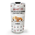 Custom Mother's day Birthday Gifts For Dog Mom, Dog Lovers • Lovely Dog Baby - Personalized 3D Inflated Effect Tumbler
