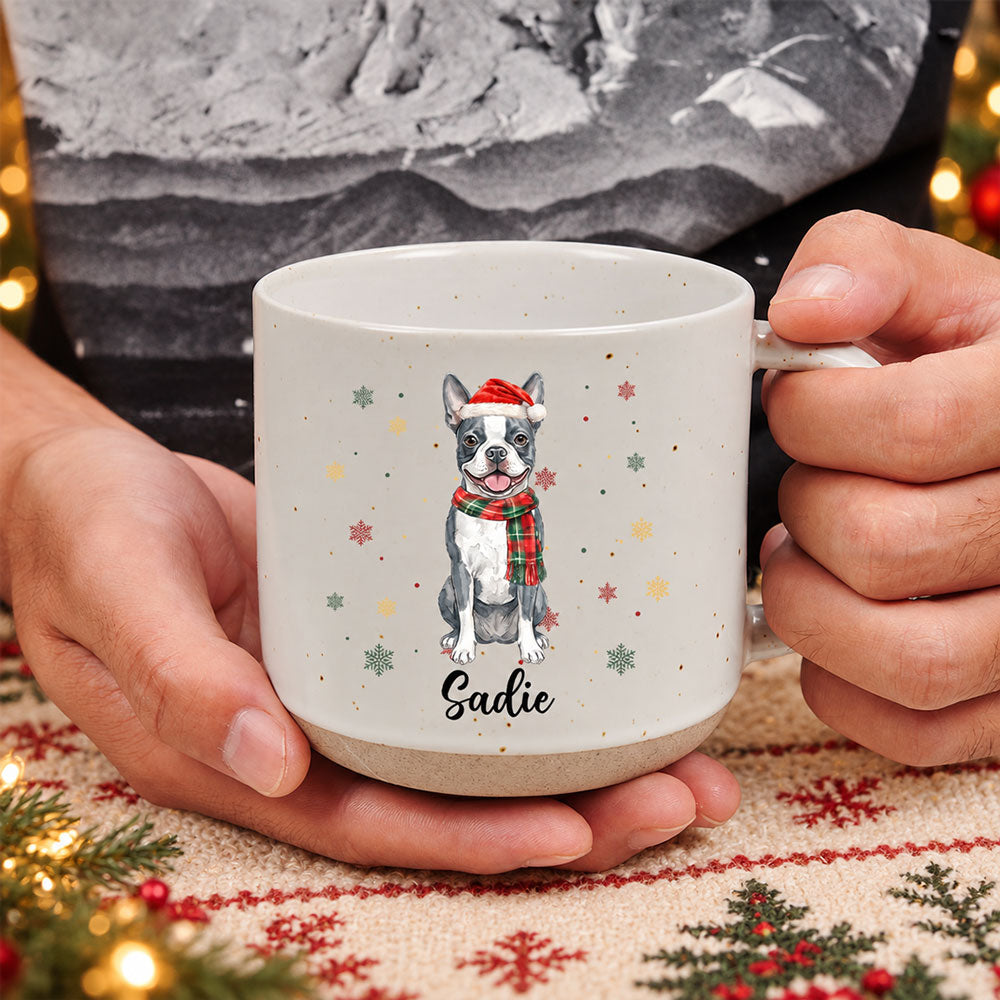 Merry Paws - Personalized Pottery Mug