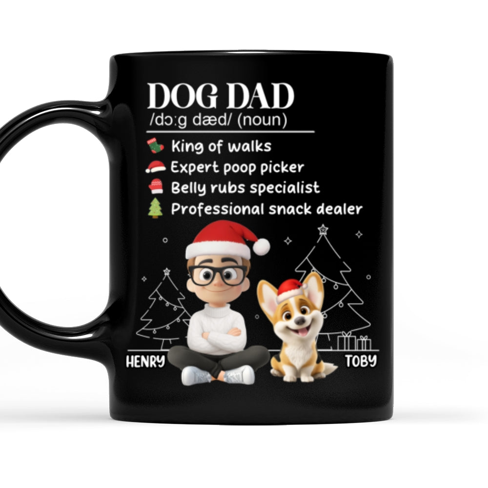 Custom Christmas Birthday Gifts For Dog Lovers • My King And Queen - Personalized Coffee Mug