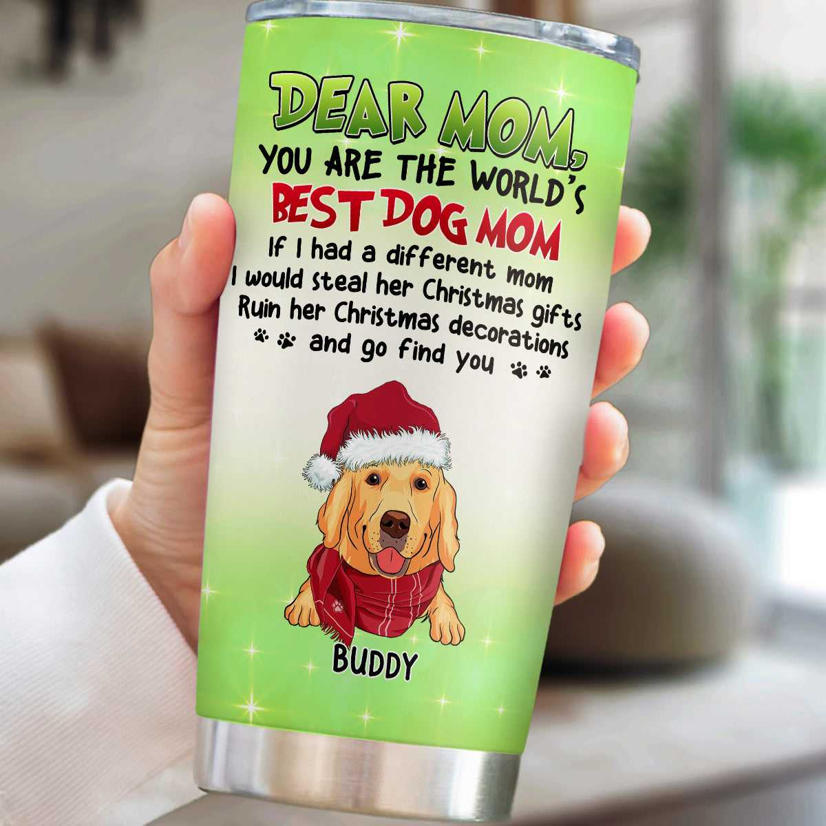 Custom Mother's day Birthday Gifts For Pet Mom, Pet Lovers • Steal Christmas Gift - Personalized Tumbler