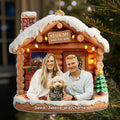 Custom Christmas Decor Home Birthday Gifts For Dog Lovers • Have A Chat With Dogs Photo - Personalized 3D Effect Acrylic Ornament