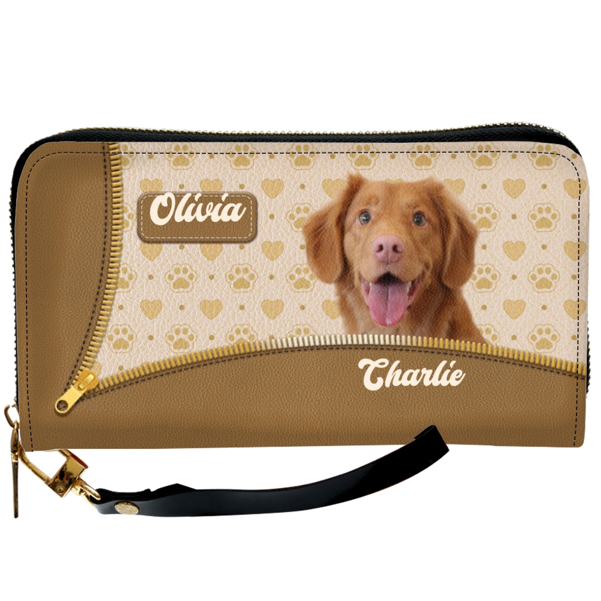 Proud Mom Photo - Personalized Leather Wallet