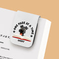 One Page Once With Us - Personalized Leather Bookmark