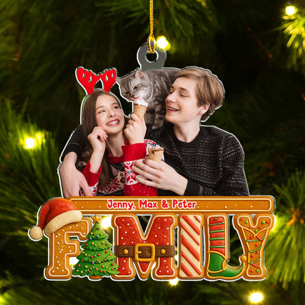 Our Christmas Story Photo - Personalized Acrylic Ornament