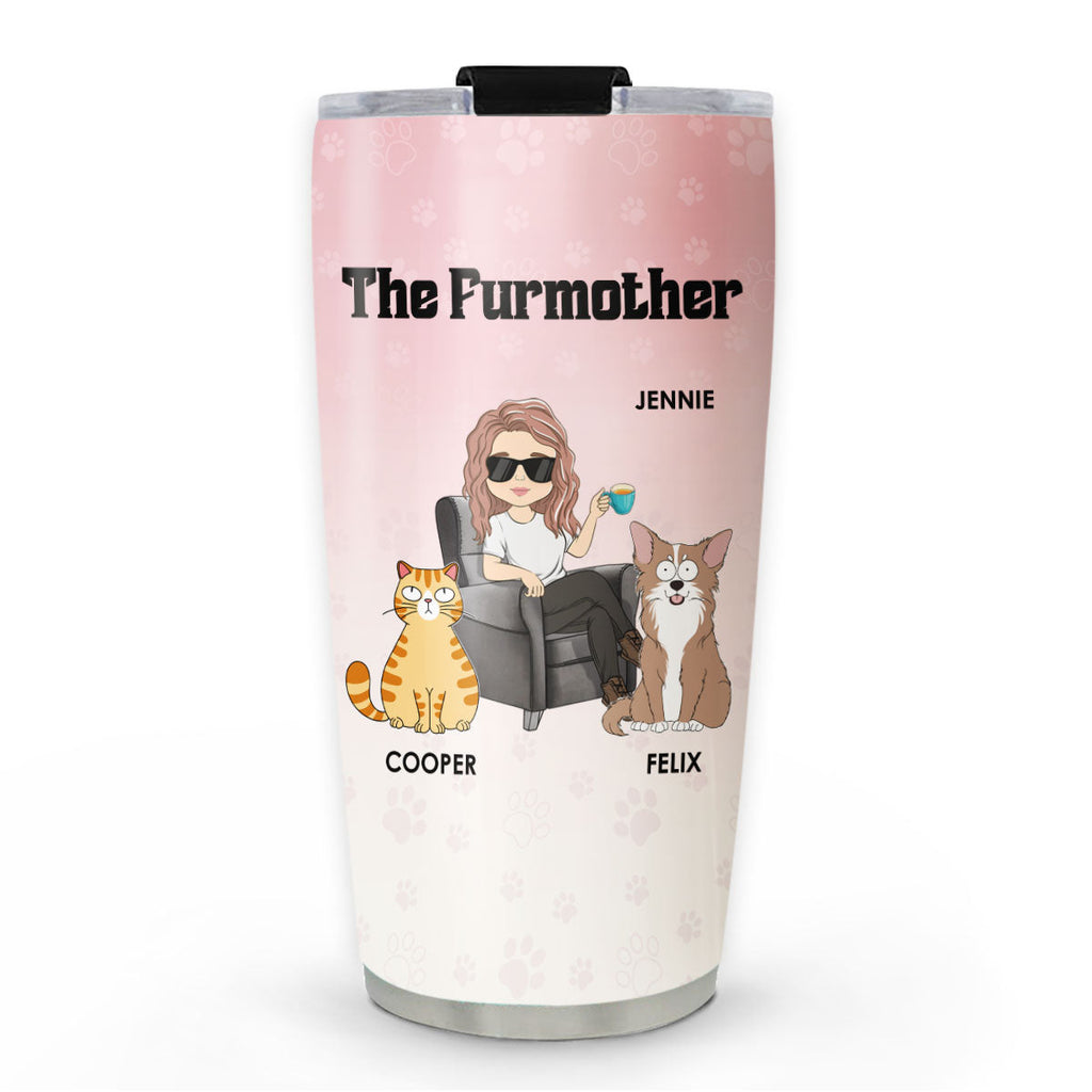 Custom Christmas Birthday Gifts For Pet Mom, Pet Lovers • The Lovely Furmother - Personalized Tumbler