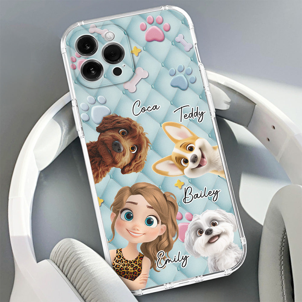 Baby Dog Of Dog Mom - Personalized Phone Case