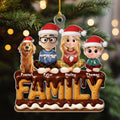 Custom Christmas Decor Home Birthday Gifts For Dog Lovers • Family Christmas 2025 - Personalized Acrylic Ornament