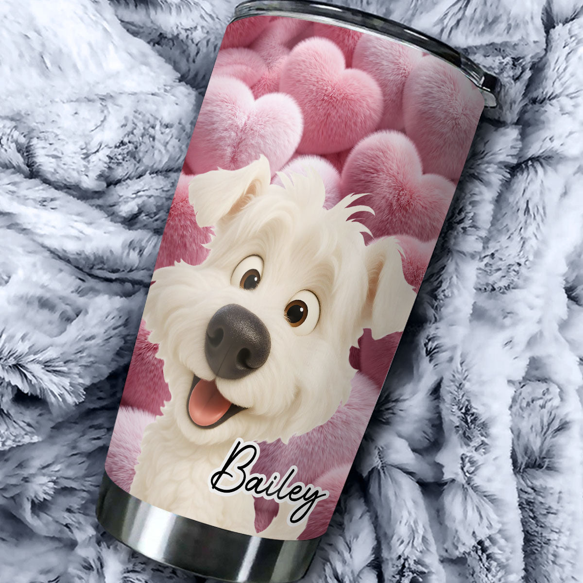 Custom Christmas Birthday Gifts For Cat Mom, Cat Lovers • Love My Cats - Personalized 3D Effect Tumbler