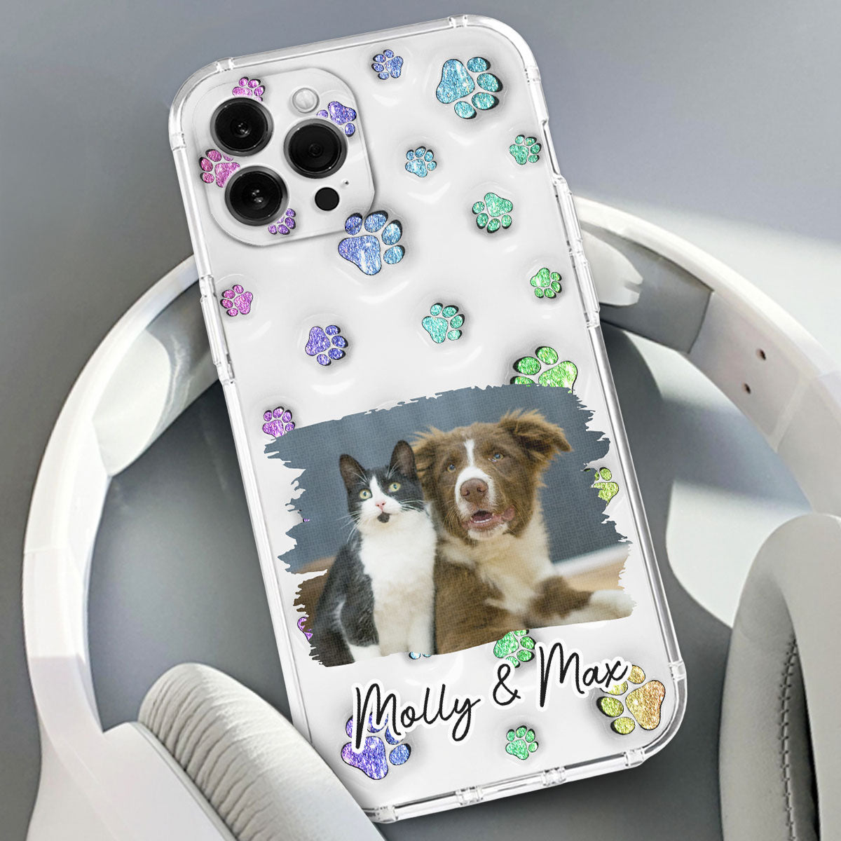 Fur Baby Photo - Personalized 3D Inflated Effect Phone Case