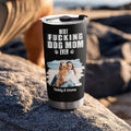 Custom Photo Christmas Birthday Gifts For Dog Mom, Dog Lovers • Best Mom Ever Photo - Personalized Tumbler