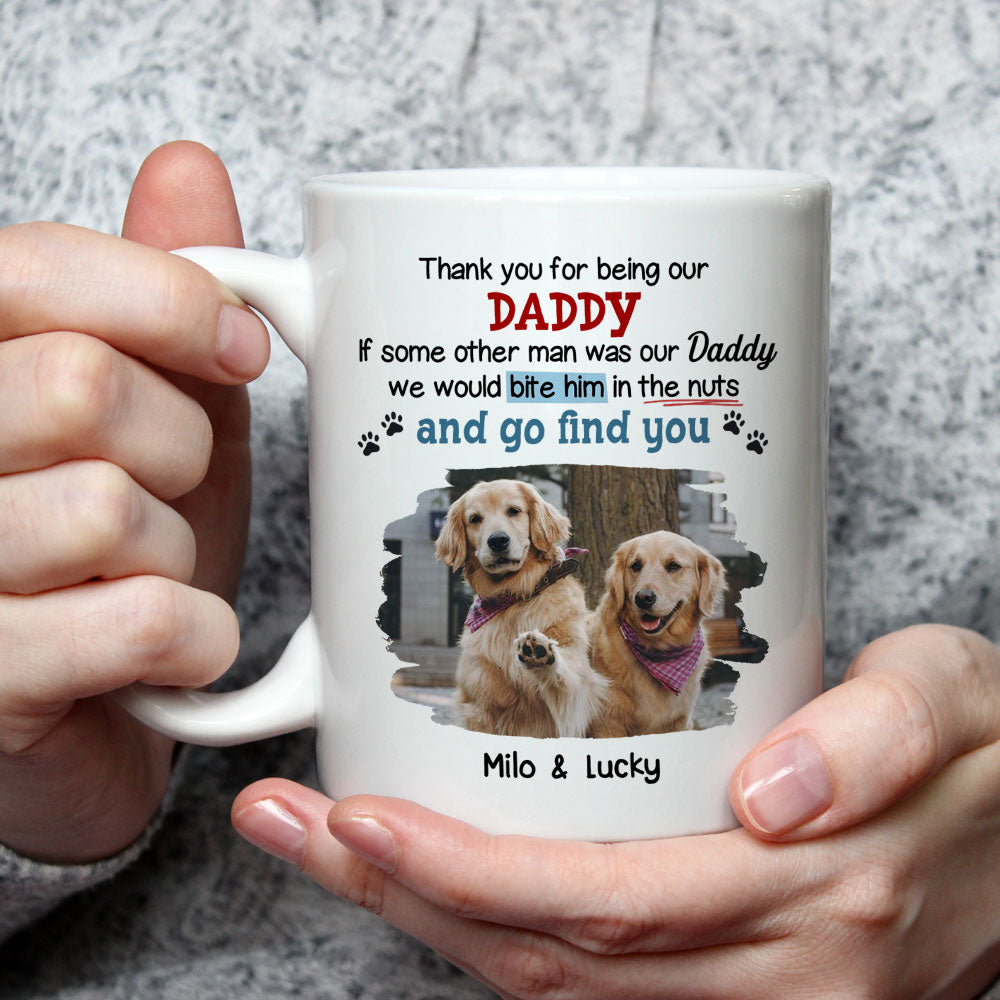 Custom Photo Christmas Birthday Gifts For Dog Lovers • Go To Find You Photo - Personalized Coffee Mug