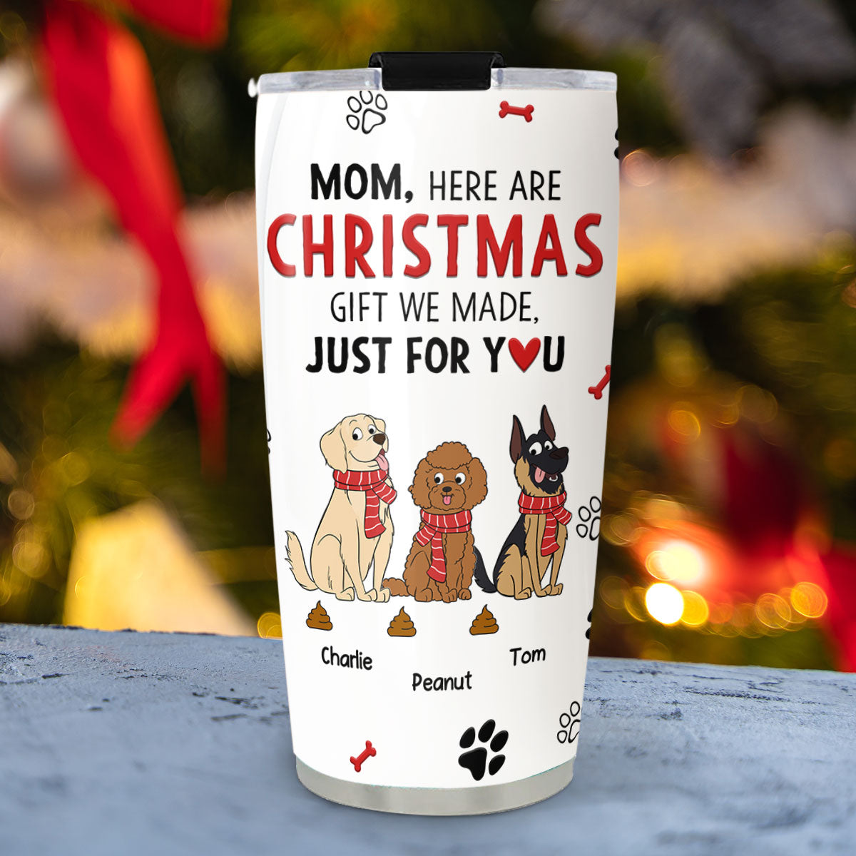Custom Mother's day Birthday Gifts For Pet Mom, Pet Lovers • Little Gift For Dog Dad And Mom - Personalized Tumbler