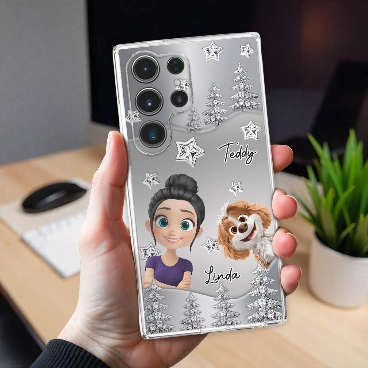 Beside You - Personalized 3D Effect Phone Case