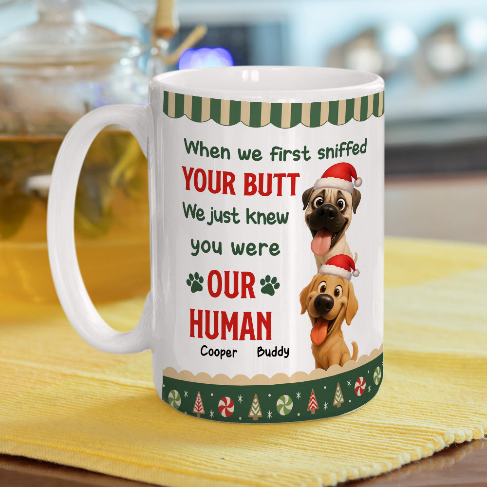 Custom Christmas Birthday Gifts For Dog Lovers • I Just Knew - Personalized Coffee Mug