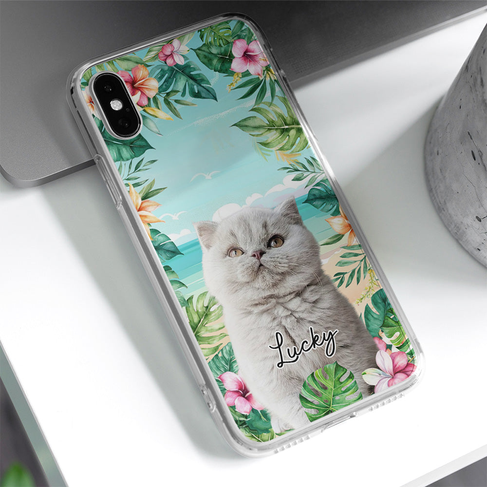 Cat Summer Photo - Personalized Phone Case
