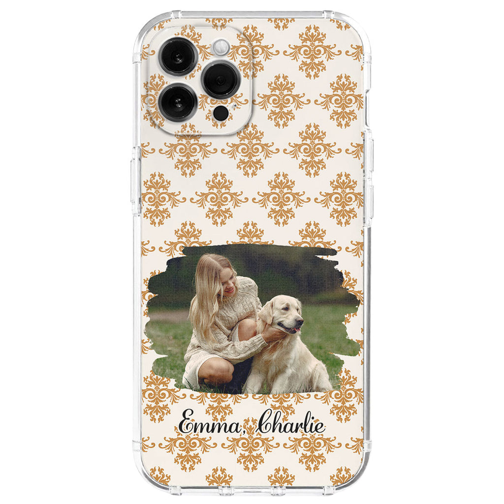 Pumskin Girl And Her Pet Photo - Personalized Phone Case