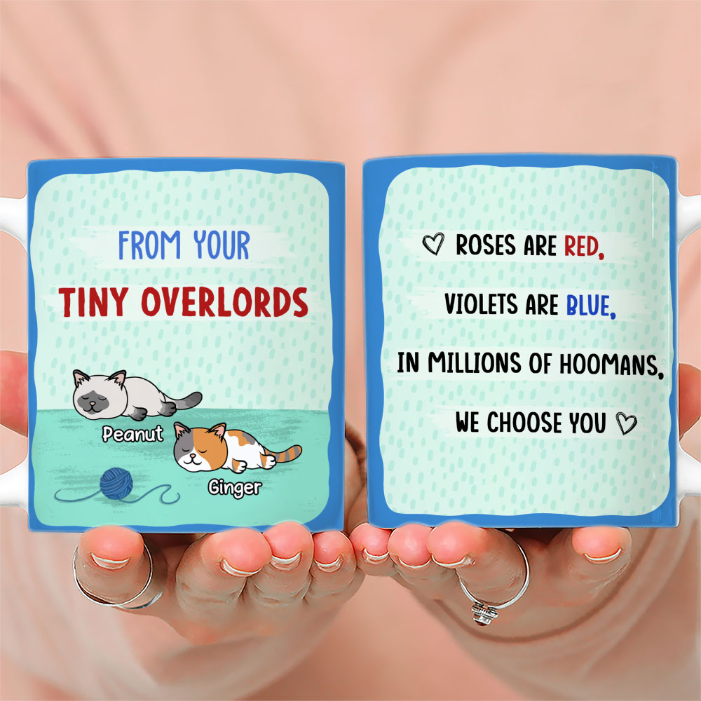 Custom Mother's day Birthday Gifts For Cat Mom, Cat Lovers • I Choose You - Personalized Coffee Mug