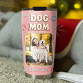 Custom Photo Christmas Birthday Gifts For Dog Mom, Dog Lovers • Best Dog Mummy Ever - Personalized 3D Effect Tumbler
