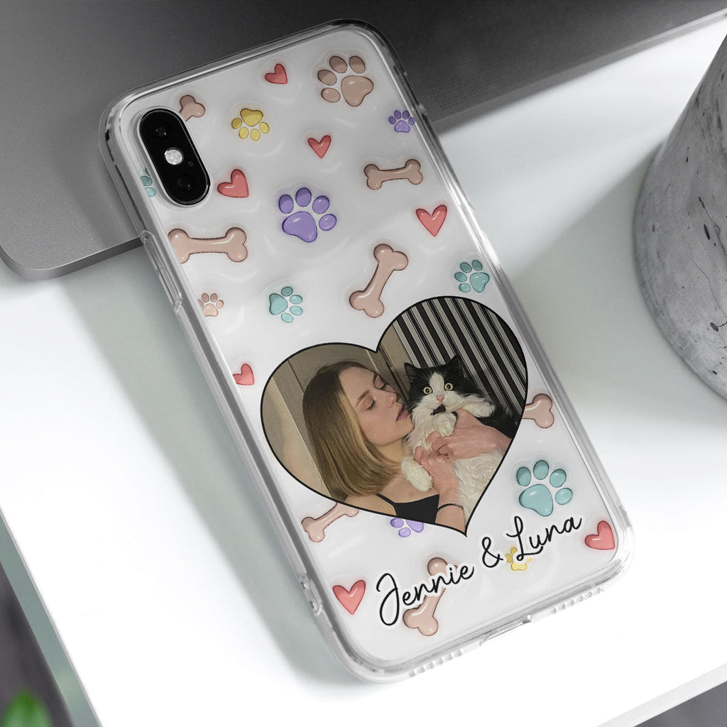 Her Baby Lovely Cats Ver Photo - Personalized 3D Inflated Effect Phone Case
